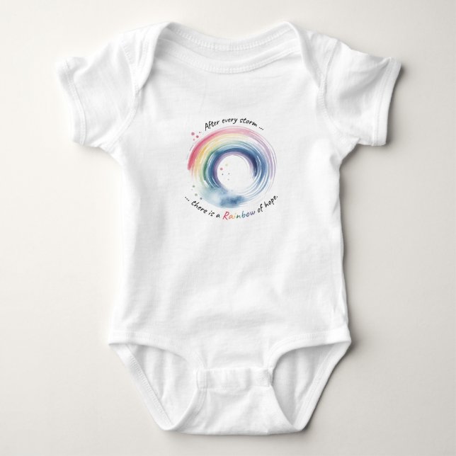 Rainbow Baby Miracle T Shirt (Framsida)
