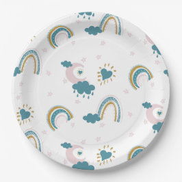 Rainbow Baby Pastel Mönster - Whimsical Nursery