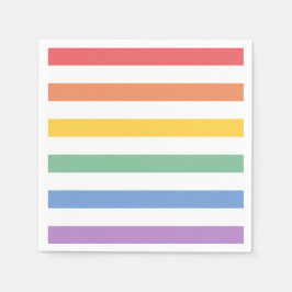 Rainbow Baby Shower eller Birthday Pappersservett