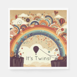 Rainbow Baby Shower Pappersservett