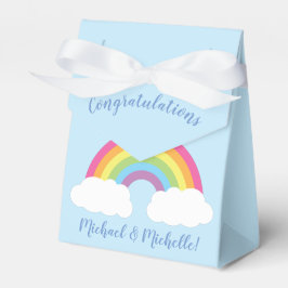 Rainbow Baby Shower Presentaskar