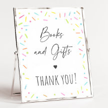 Rainbow Baby Sprinkle Bokar & Gifts-tecken