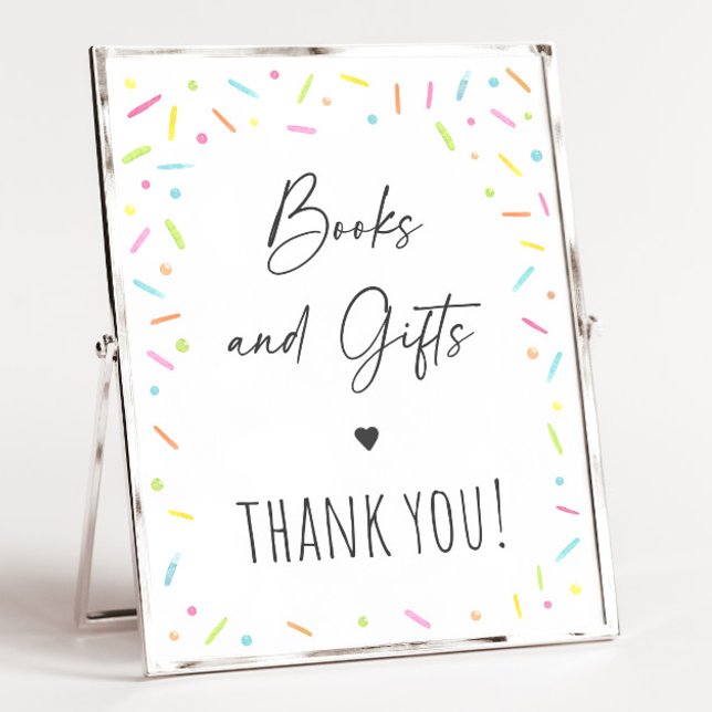 Rainbow Baby Sprinkle Bokar & Gifts-tecken Poster (Skapare uppladdad)
