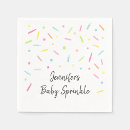 Rainbow Baby Sprinkle Pappersservett