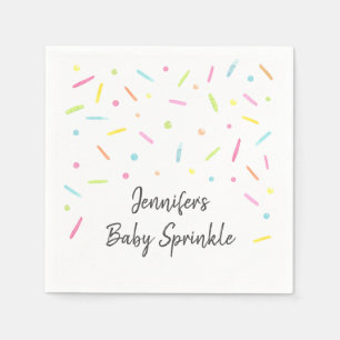 Rainbow Baby Sprinkle Pappersservett