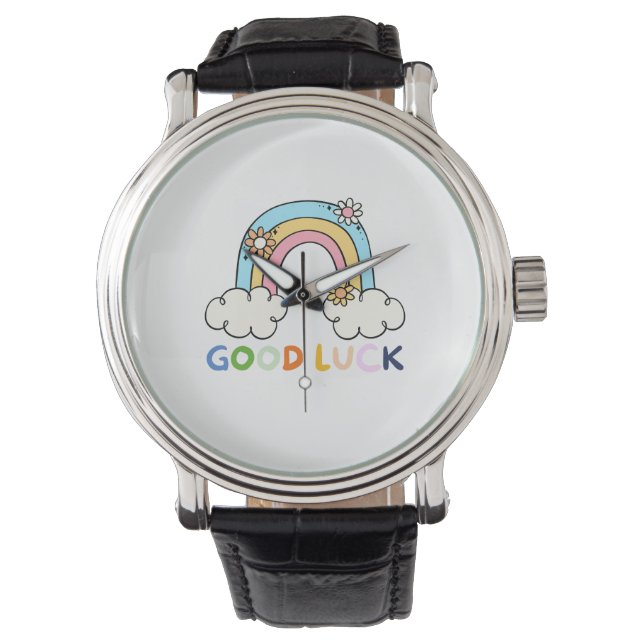 Rainbow Back to school gift Teacher Gift 1st klass Armbandsur (Framsida)