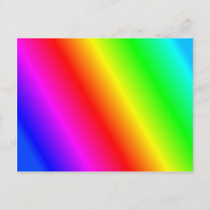Rainbow Background Vykort