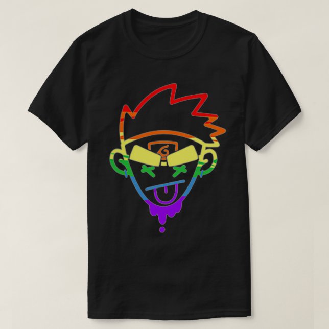 Rainbow BAESD Head logotyp Tee (Design framsida)