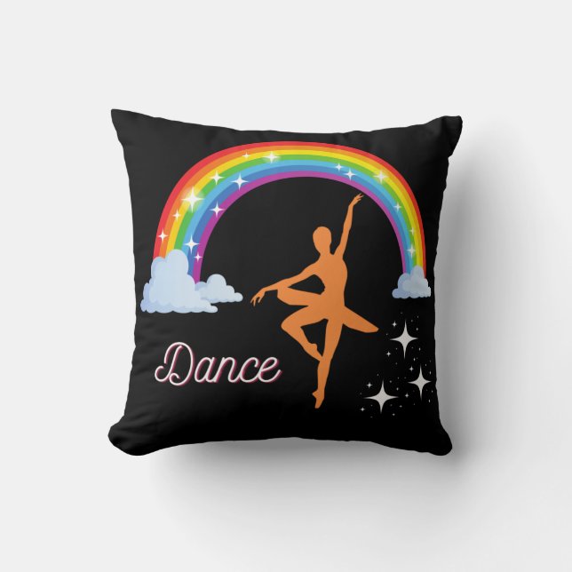 Rainbow Ballerina Dance Kudde (Framsida)