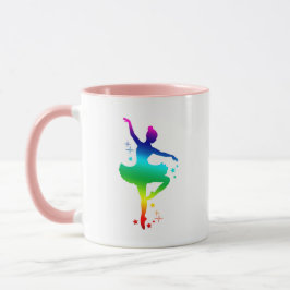 Rainbow Ballerina Mugg