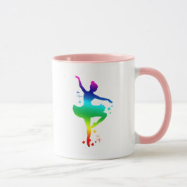 Rainbow Ballerina Mugg