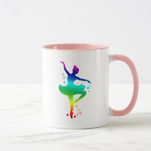 Rainbow Ballerina Mugg