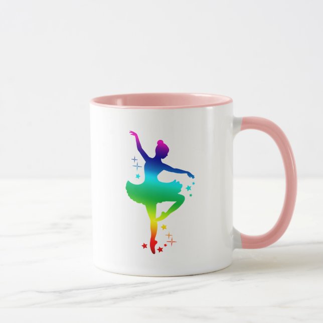 Rainbow Ballerina Mugg (Höger)