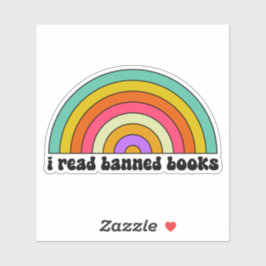 Rainbow Banned Bokar Klistermärken