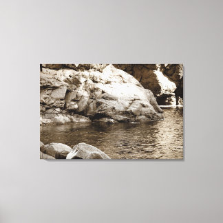 Rainbow Bassäng Canvastryck