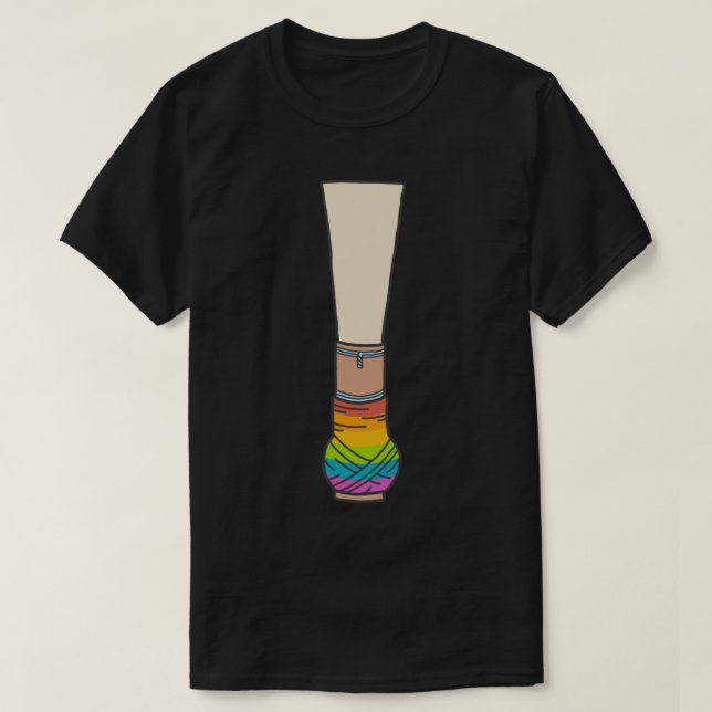 Rainbow BasSnart Reed Sticker T Shirt (Design framsida)