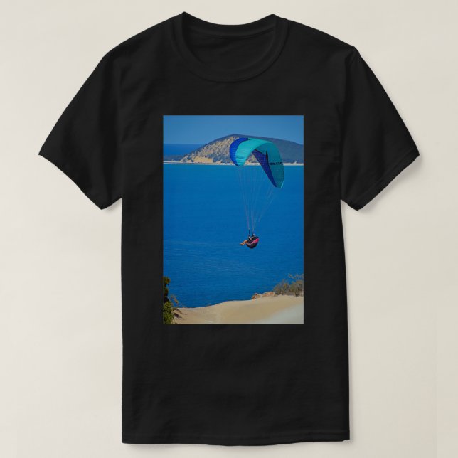 Rainbow Beach Paragliding T Shirt (Design framsida)