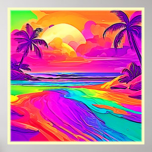 Rainbow Beach: Tecknadens Roligt Poster