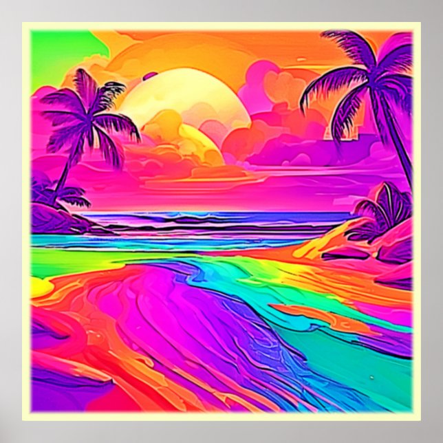Rainbow Beach: Tecknadens Roligt Poster (Framsidan)