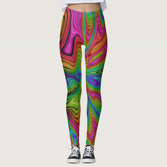 Rainbow Beams Bulge Leggings (Framsida)