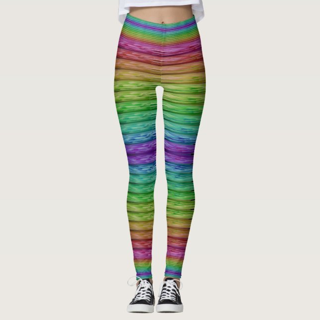 Rainbow Beams Leggings (Framsida)