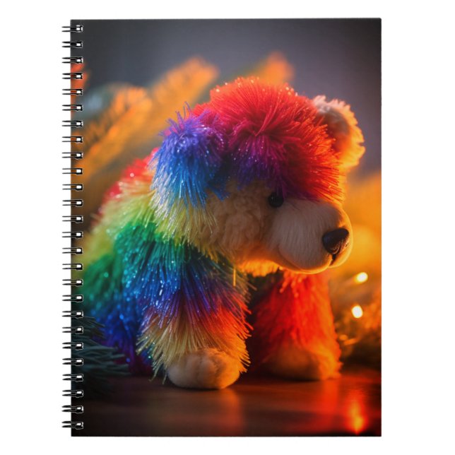 Rainbow Bear Anteckningsbok (Framsidan)