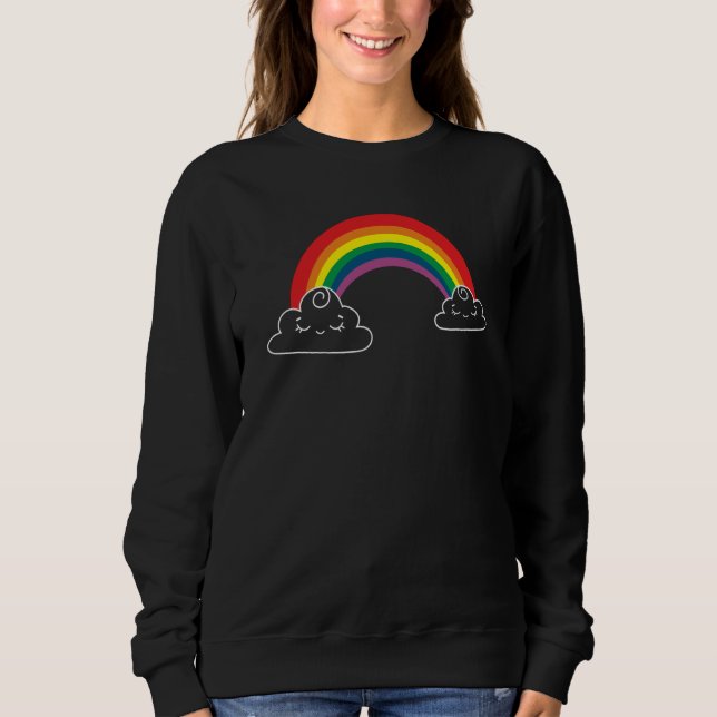 Rainbow  Beautiful Colours T Shirt (Framsida)