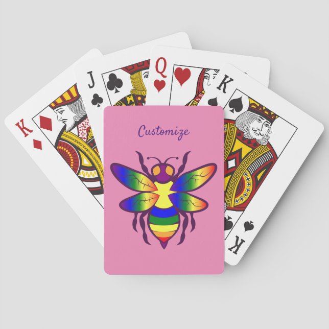 Rainbow Bee Thunder_Cove Casinokort (Baksidan)