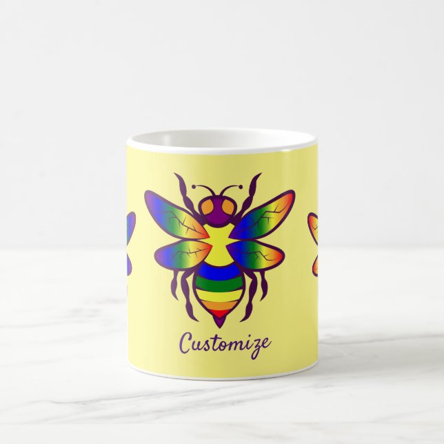 Rainbow Bee Thunder_Cove Kaffemugg (Center)