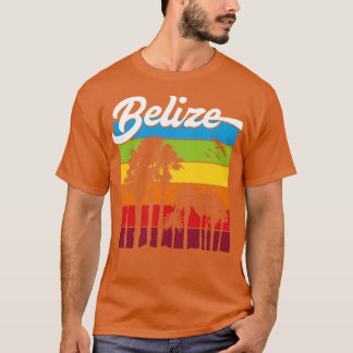 Rainbow Belize Souvenir Handflatan Träd Tropical V T Shirt