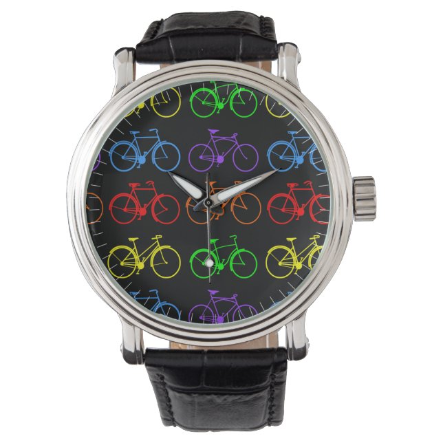 Rainbow Bikes Armbandsur (Framsida)