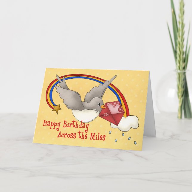 Rainbow Bird över Miles Kort (Framsida)