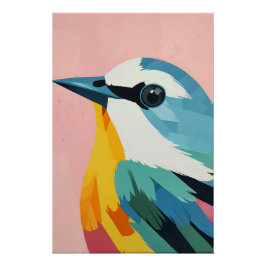 rainbow bird perfect poster