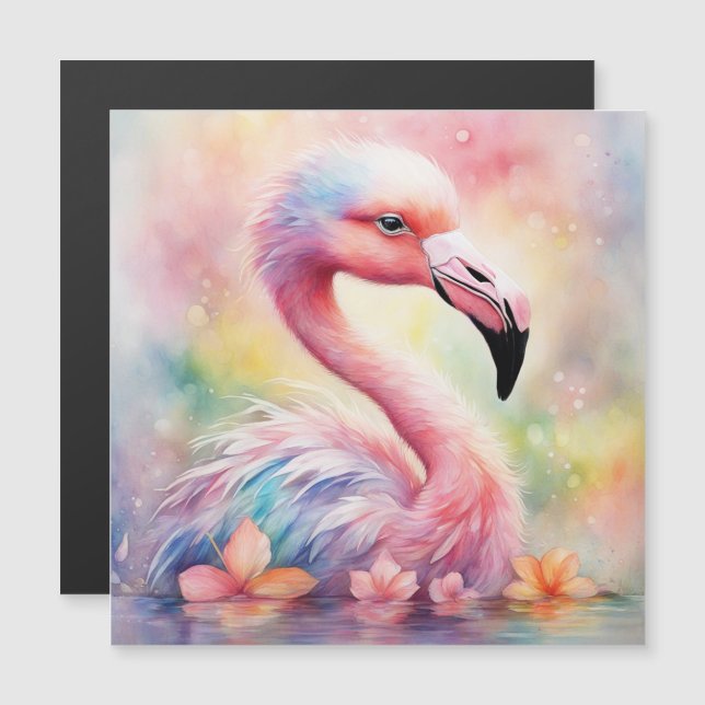 Rainbow Birds Flamingo 1 (Fram/baksida)
