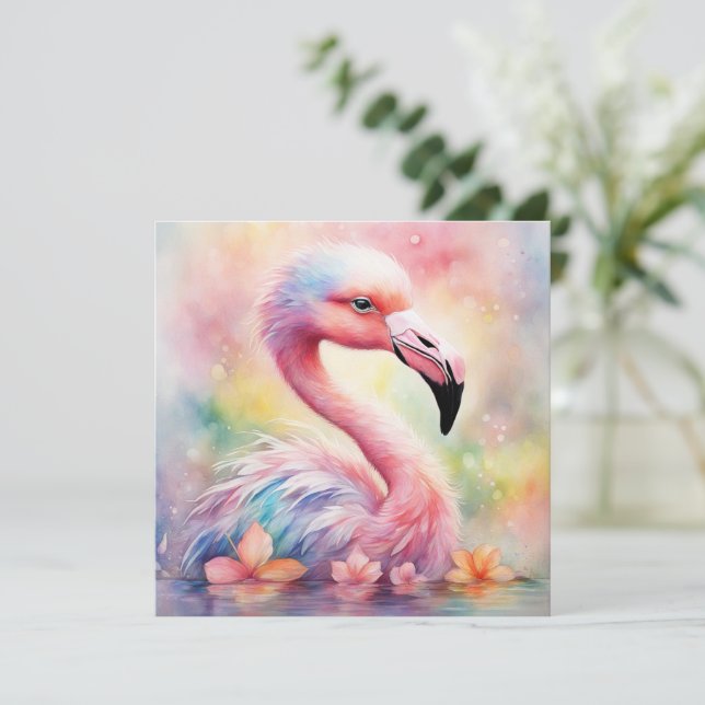 Rainbow Birds Flamingo 1 (Stående Fram)