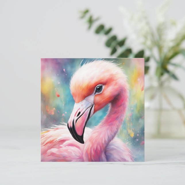 Rainbow Birds Flamingo 2 (Stående Fram)