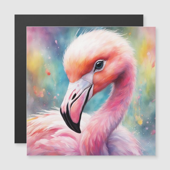 Rainbow Birds Flamingo 2 (Fram/baksida)