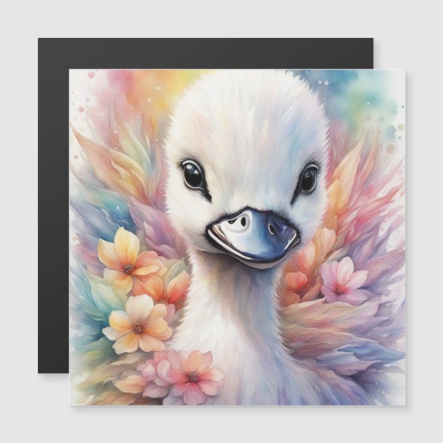 Rainbow Birds Svan 2 (Fram/baksida)