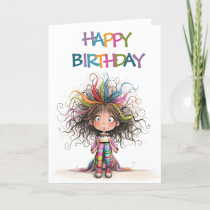 Rainbow Birthday Delight Helgkort