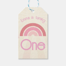 Rainbow Birthday Presentetikett
