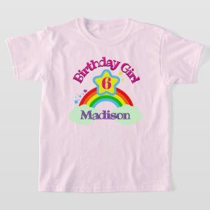 Rainbow Birthday Shirt T