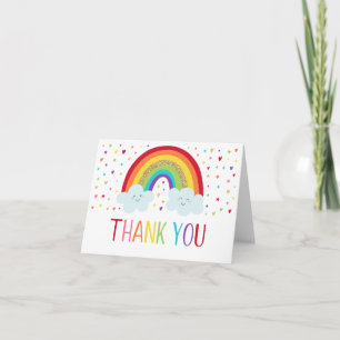 Rainbow Birthday, Tack Kort