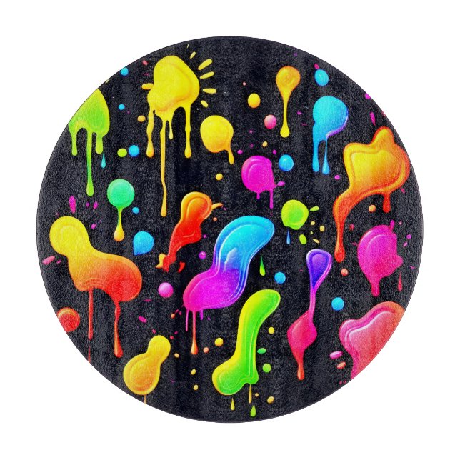 Rainbow Bläck Paint Stänk (Framsidan)