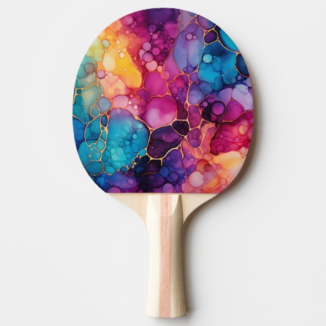 Rainbow Bläck Ping Pong Paddle Pingisracket (Framsidan)