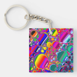 Rainbow Blast Abstrakt Art