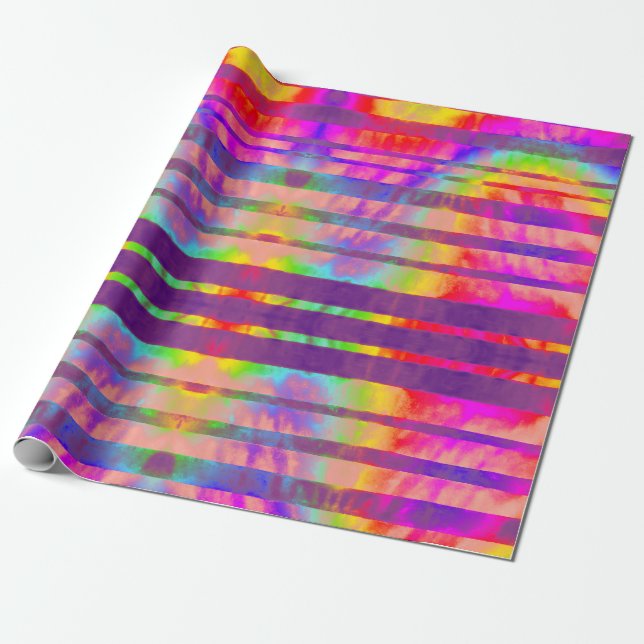 Rainbow Blast Wrapping Papper Presentpapper (Utrullad)