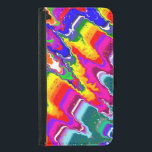 Rainbow Blip Färg Burst Fluid Art Plånboksfodral För Samsung Galaxy S5<br><div class="desc">Röd,  blå,  orange,  lila,  rödfärgad sprängning av färg abstrakt - flytande digitalkonst.</div>