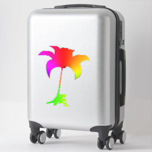 Rainbow Blommigt Extra Large Sticker Klistermärken