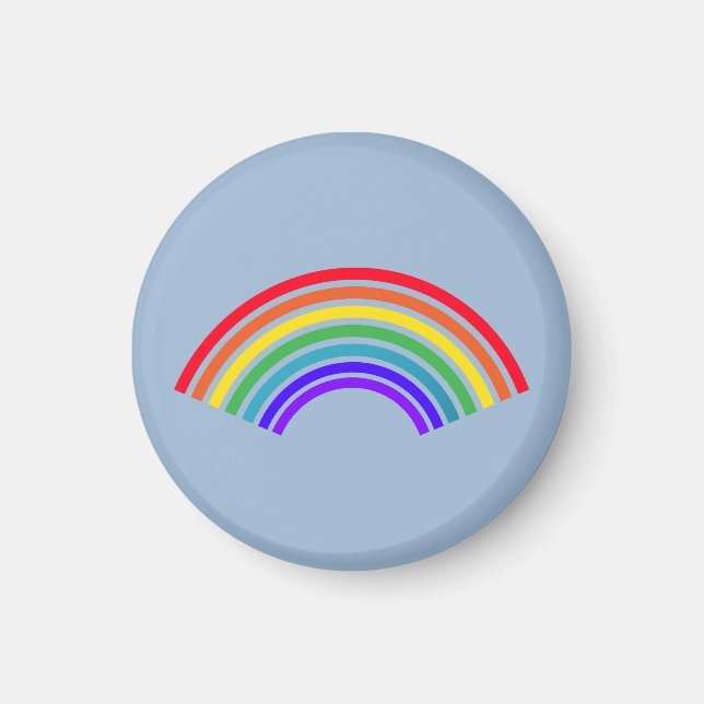 RAINBOW BLUE HAPPINESS MAGNET (Framsidan)