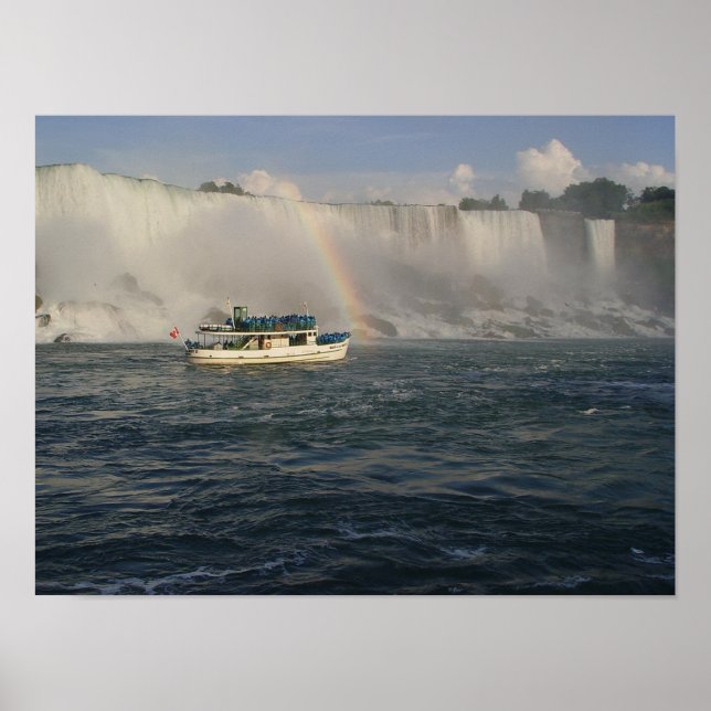 Rainbow Boat Ride American Falls Poster (Framsidan)